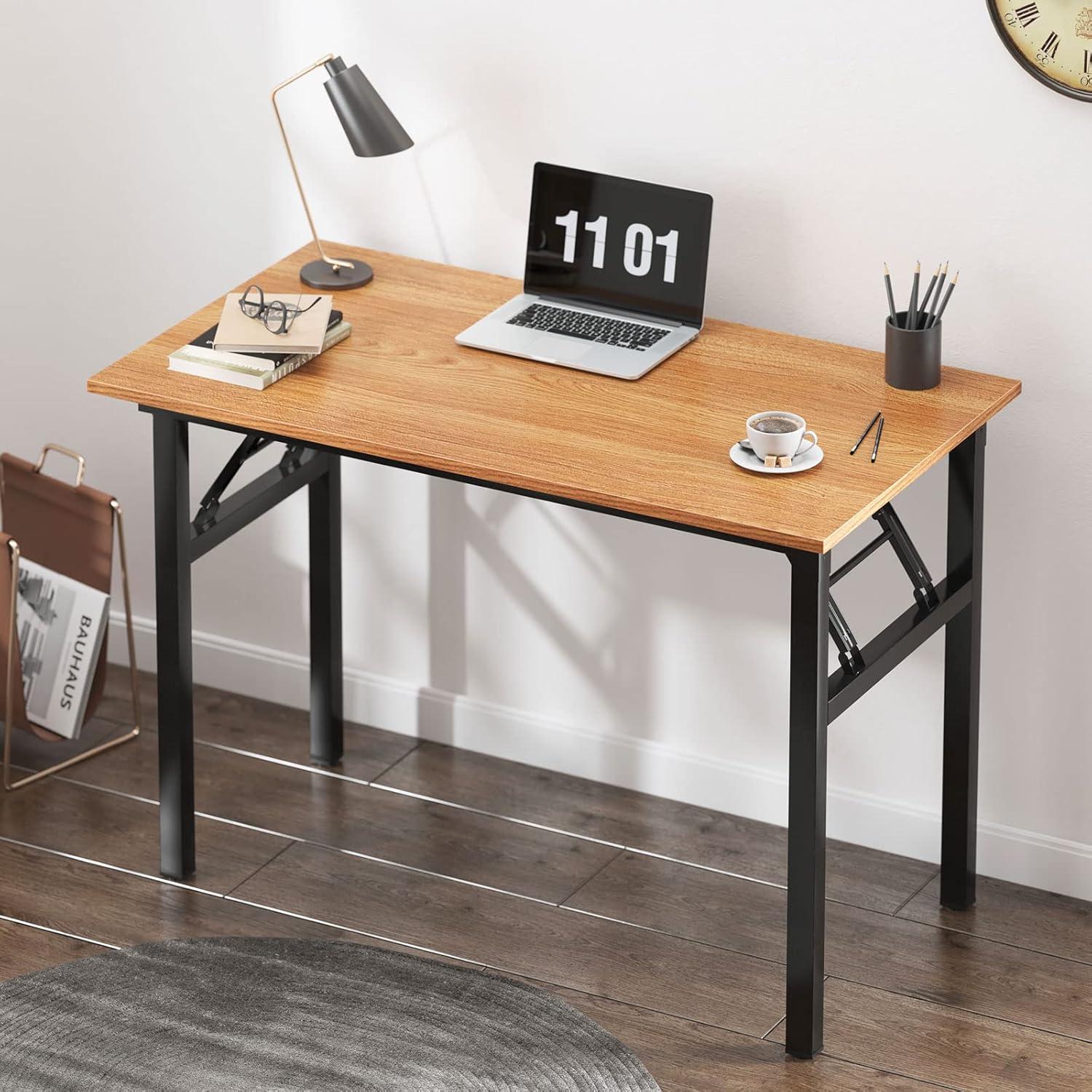 Klapptisch 80x40cm PC Tisch Büro Esstisch E1 Holz Konferenztisch