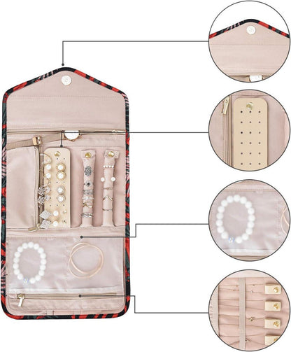 Bagsmart Schmuck Organizer Tasche Reisezubehör für Schmuckaufbewahrung