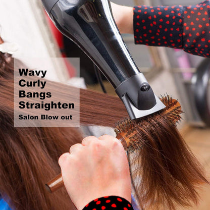 Rundbürste Wildschweinborsten Holzfass Styling Locken Glanz