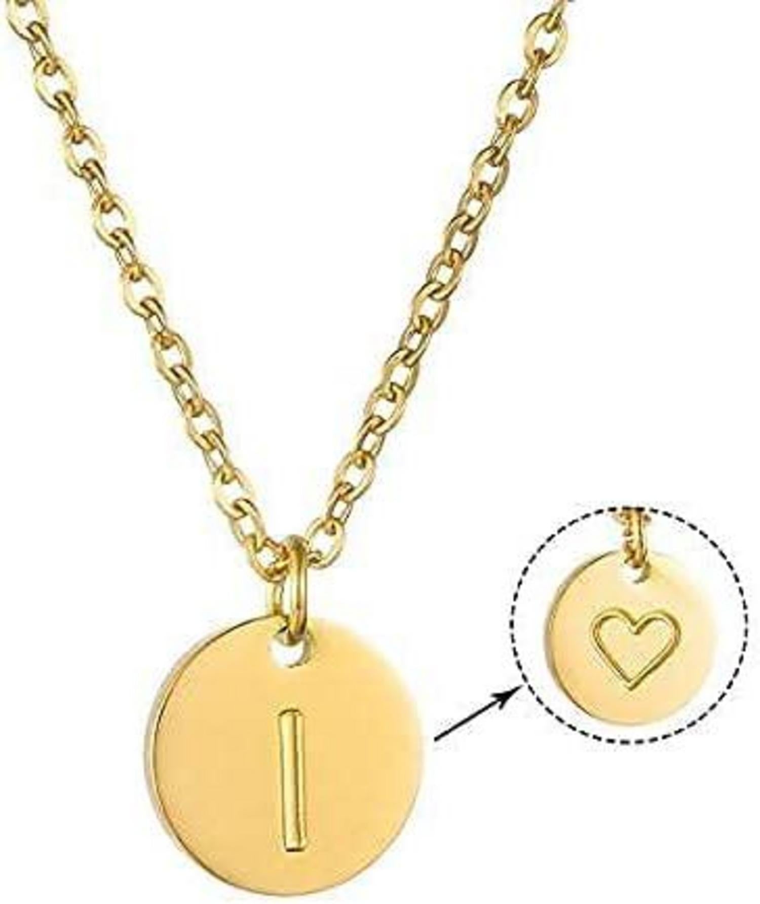 Initialen Halskette Gold Silber Rosegold Herz Damen Mädchen Geschenk