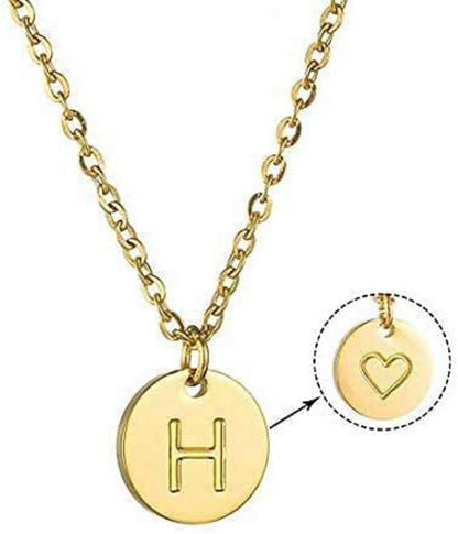 Initialen Kette Buchstaben Anhänger Gold Rosegold Silber Mädchen Geschenk