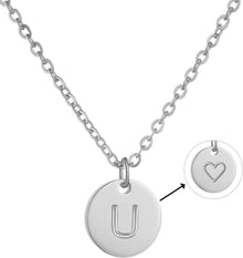Initialen Halskette mit Anhänger | Gold Rosegold Silber | Geschenk für
