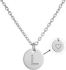 Initialen Halskette Damen Anhänger Herz Geschenk Silber Gold Rosegold