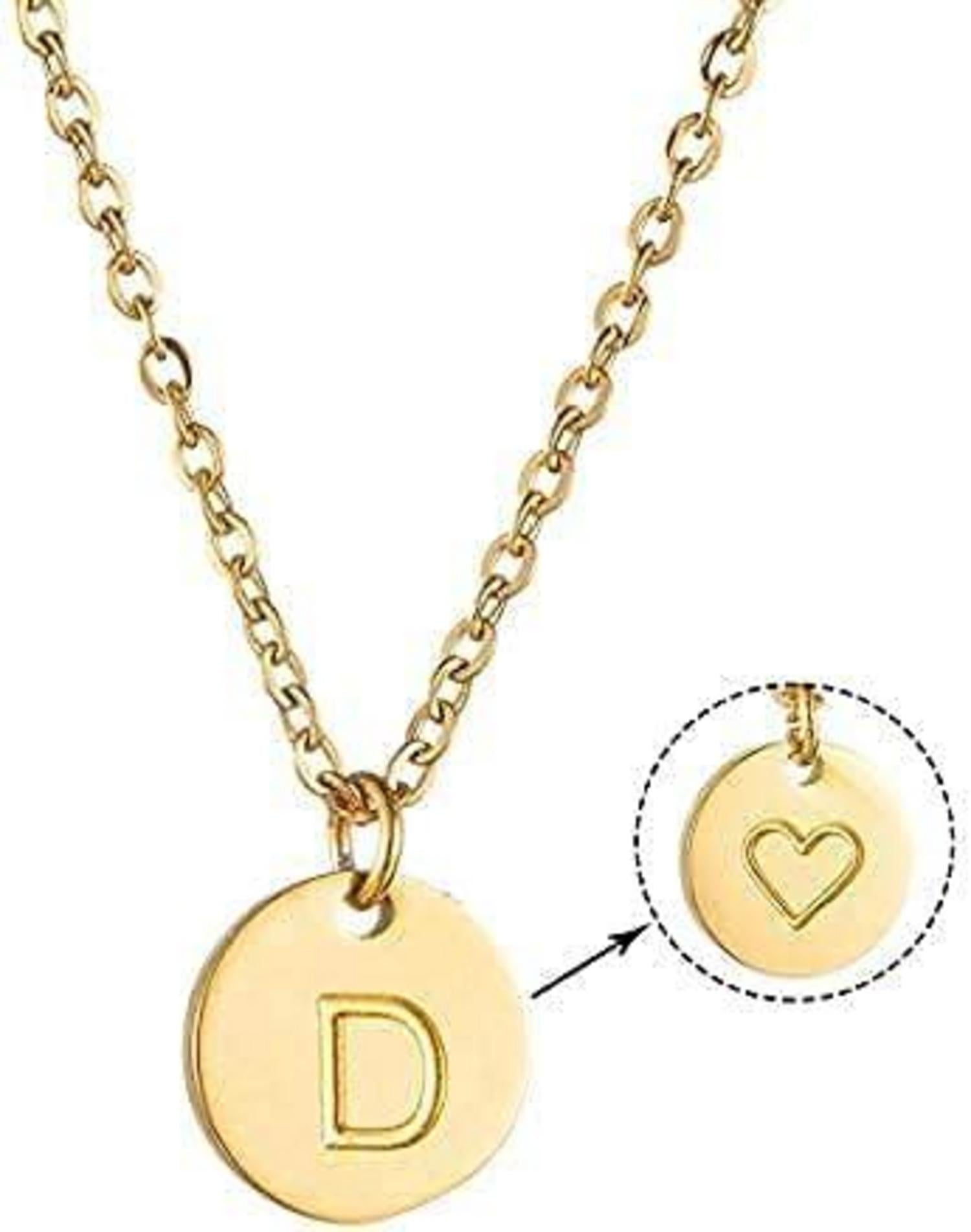 Initialen Buchstaben Halskette Gold Silber Rosegold Damen Mädchen