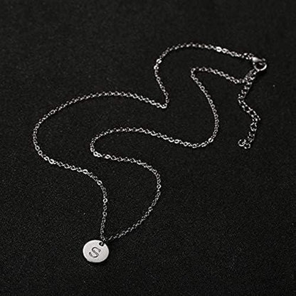 Initialen-Kette Buchstaben Anhänger Gold Rosegold Silber Herz Mädchen