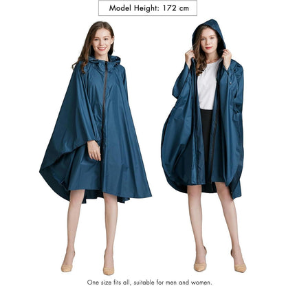 ANYOO Wasserdichter Regenponcho für Radfahren und