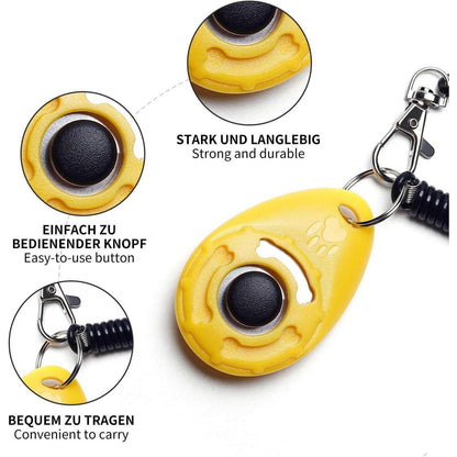 Toozey Hunde Clicker Training, 5 Stück Klicker für Hund