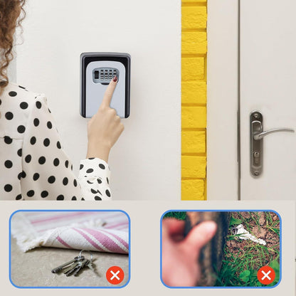 ZHEGE Schlüsseltresor mit 4-Stellige Zahlencode, Wetterfest