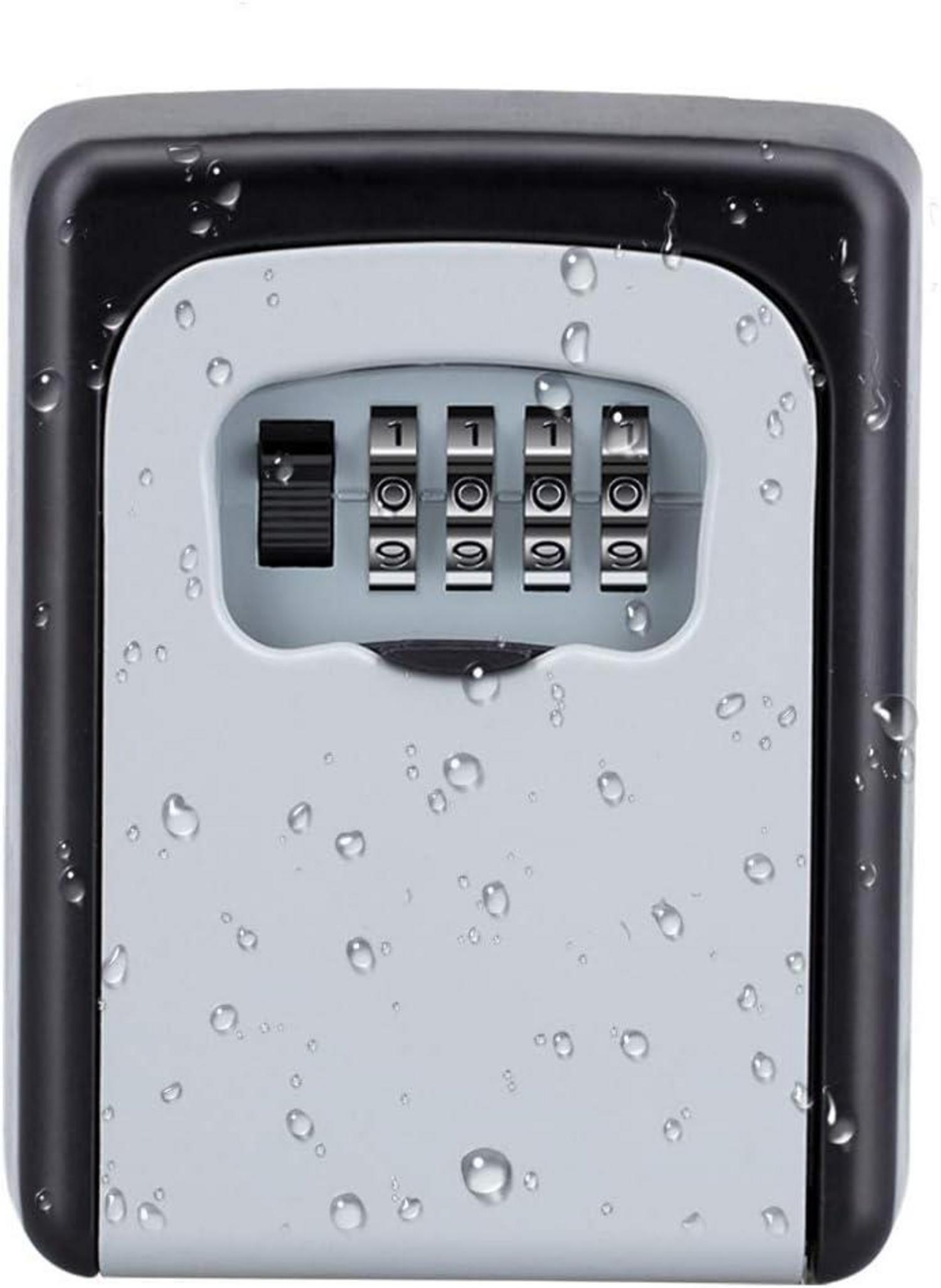 Schlüsseltresor mit Zahlencode für Hausschlüssel, wetterfest
