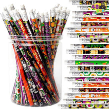 Halloween-Bleistiftsortiment 48 Stück 12 Designs Radiergummi Kinder