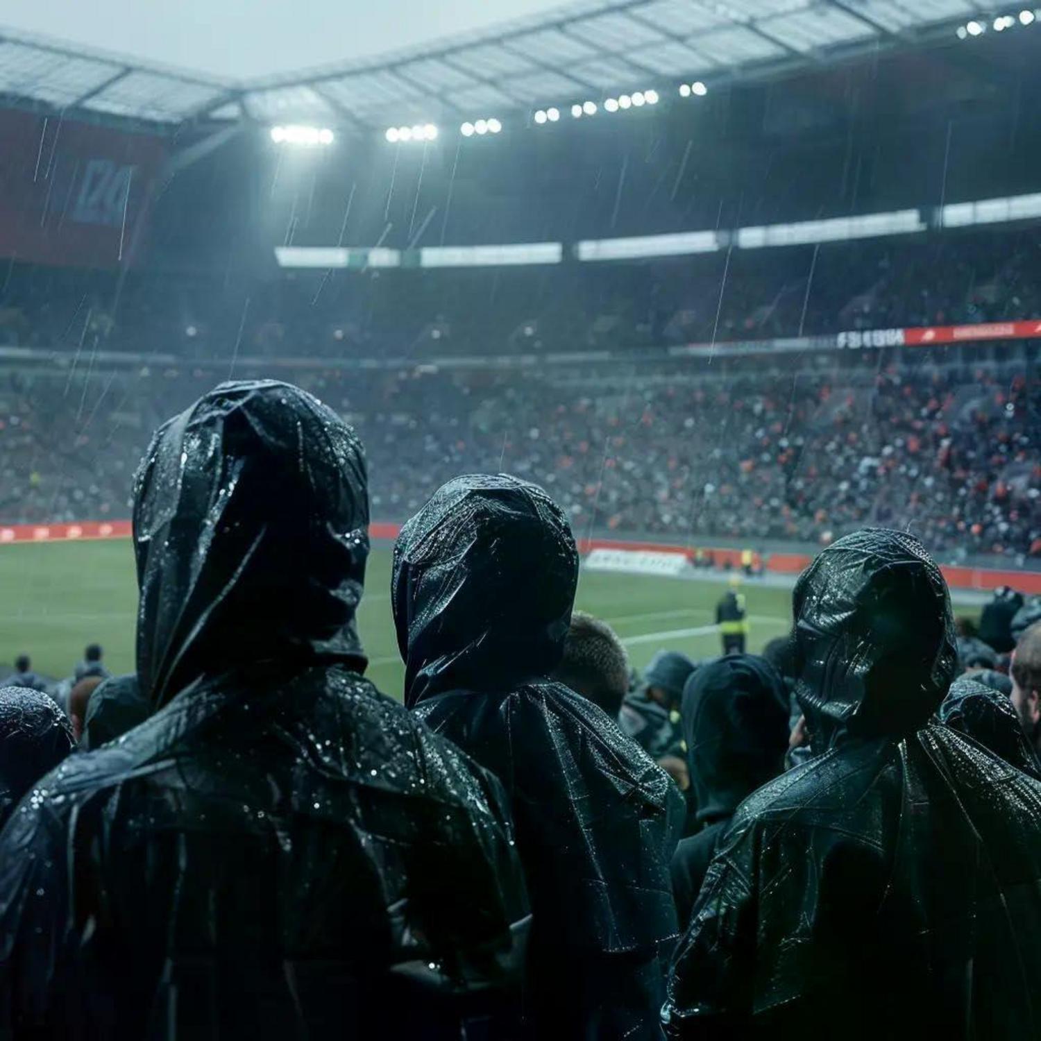 Transparenter Regenponcho Regenmantel für Damen Herren Einheitsgröße Schwarz