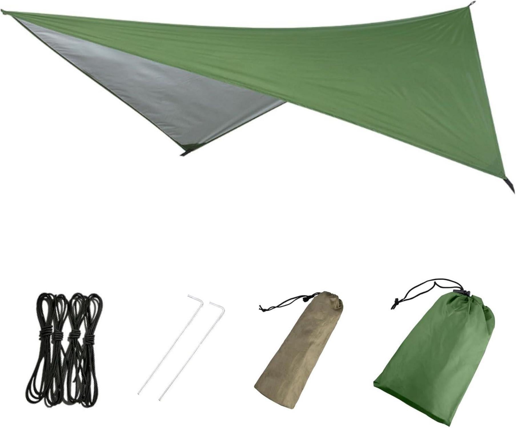 Wasserdichte Zeltplane Tarp für Hängematte, Leicht und Kompakt