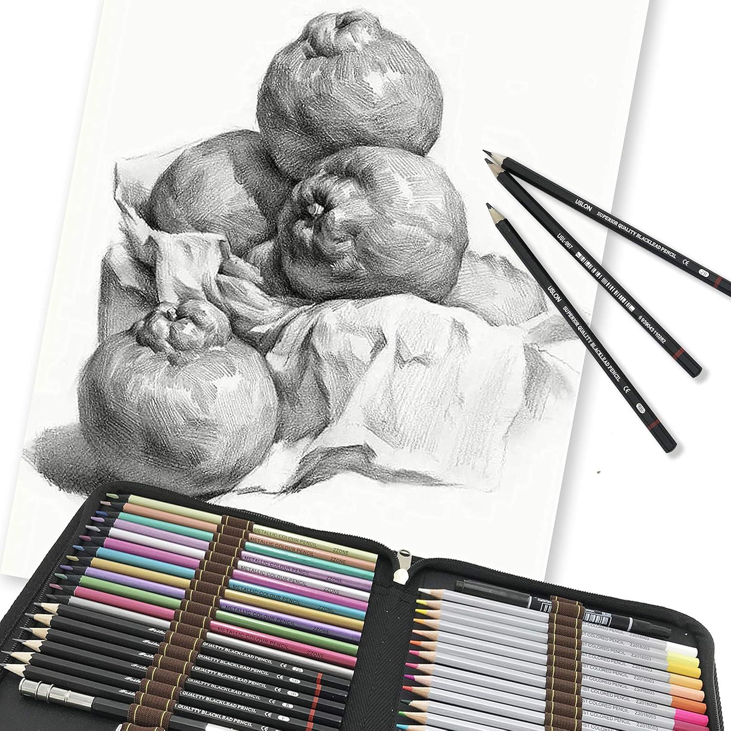 Professionelles Buntstifte Set für Künstler und Erwachsene