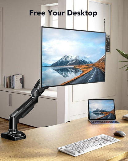 Monitor Halterung Gasfeder für 13-32 Zoll Bildschirme VESA 75 100 Schwarz