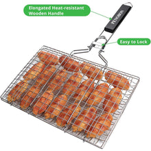 Fisch Grillkorb Edelstahl Faltbar Tragbar Grillzubehör