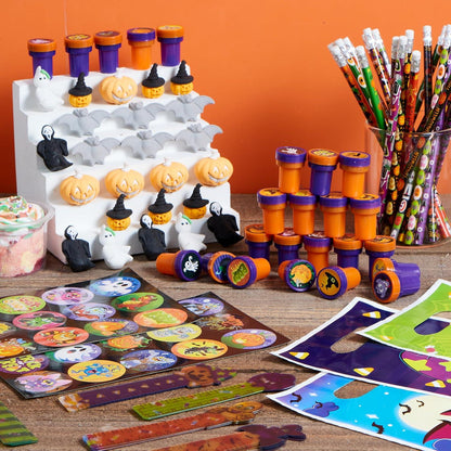 144-teiliges Halloween-Themen-Briefpapier für Kinder, Geschenkset