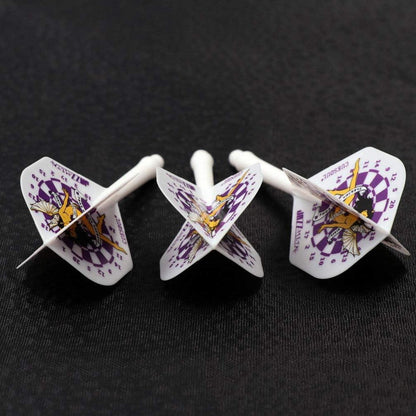 CUESOUL Integriertes Dartschaft und Flights Standard 3er-Set Kristall Geschenkbox