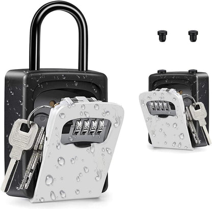 Schlüsseltresor Zahlencode 4-Stellig Wetterfest AirBnB Grau