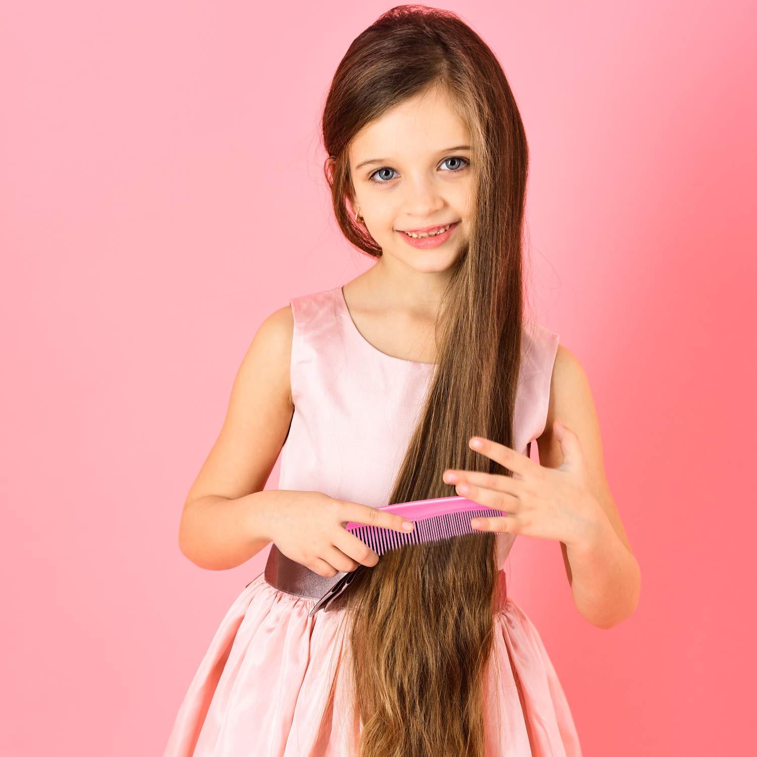 Bunte Haar Kamm Set 12 Stücke Bunte Grobe Feine Ankleiden Kamm