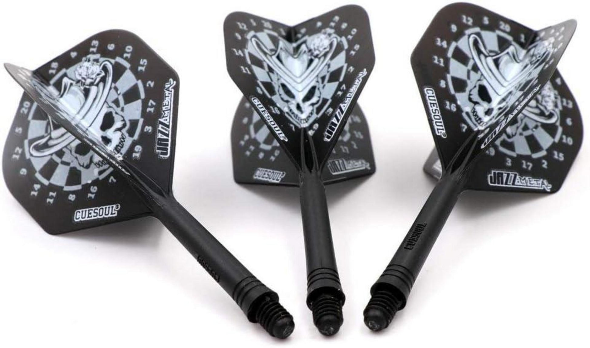 CUESOUL Integrierter Dartschaft und Flights, 3er-Set in Standardform