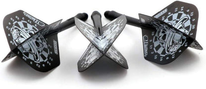 CUESOUL Integrierter Dartschaft und Flights Standardform 3er-Set in Kristallbox
