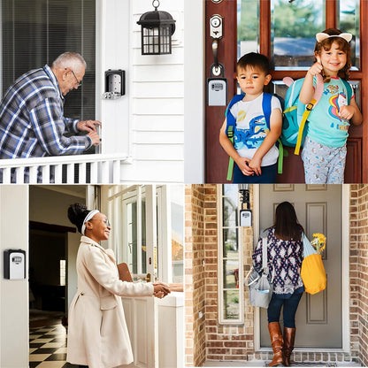 ZHEGE Schlüsseltresor 4-stellig für außen, wasserfest, mit