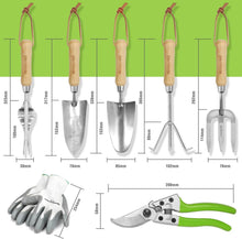 Gartenwerkzeug Set 8-in-1 mit Aufbewahrungstasche und