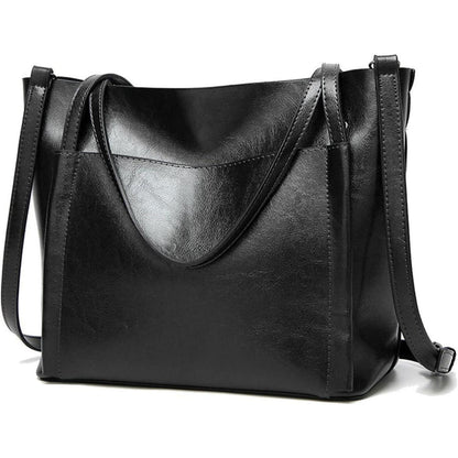 Coolives Damen Groß Shopper Tasche aus PU-Leder mit