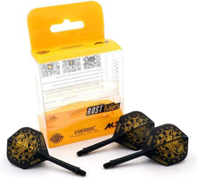 Dartschaft Flights Standardform 3er-Set Kristall Geschenkbox
