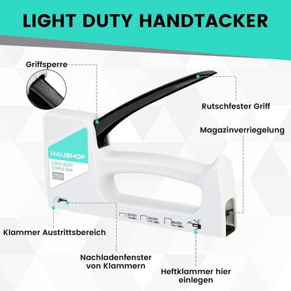 Handtacker Tackerpistole Polsterung Holztacker Klammern 53