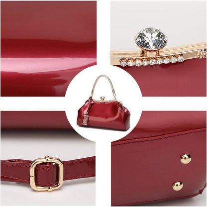 Damen Handtasche in Lederoptik Königsblau