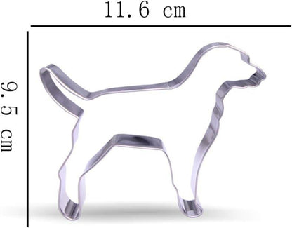 Hund Ausstecher Set Edelstahl 3-teilig cookies Kekse