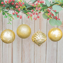 16 Goldene Weihnachtskugeln 10cm – Set für Weihnachtsbaum 2026