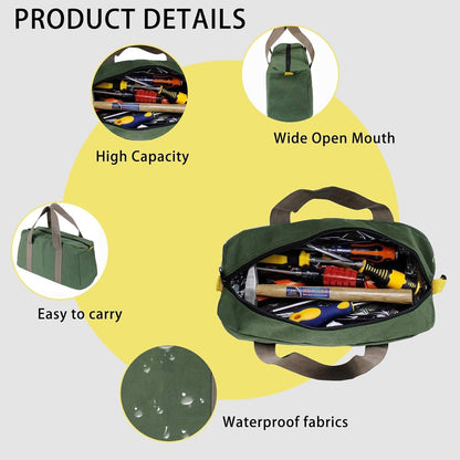 Werkzeugtasche 12-Zoll Leinwand Wasserdichte Organizer