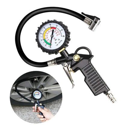 Luftdruckprüfer Reifenfüller 220 PSI Schwarz Multifunktion
