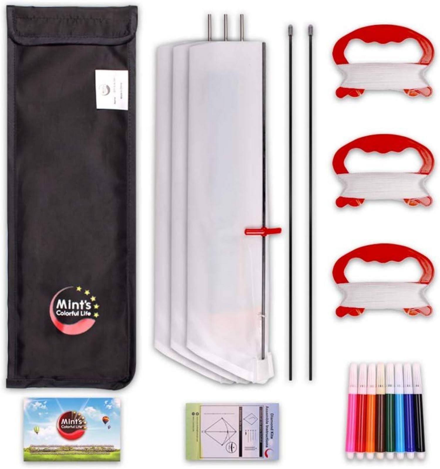 DIY Drachen für Kinder, Maldrachen Party Pack 3 Stück