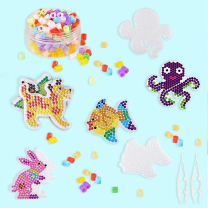 Bügelperlen Platten Set für Kinder und Erwachsene, inkl. Zubehör