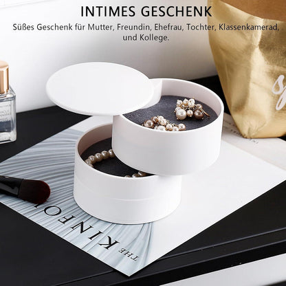 Schmuckaufbewahrung Schmuckkästchen Damen Organizer 4 Ebenen