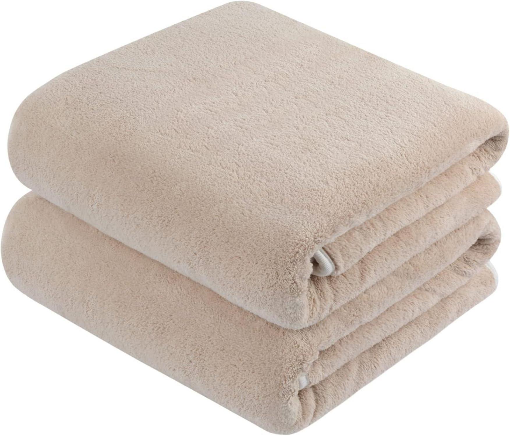 Mikrofaser Badetuch XXL 76cmx152cm 2er Pack Schnelltrocknend