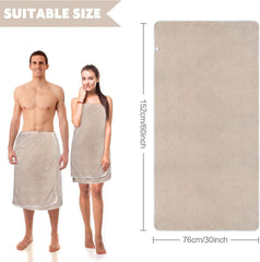 Großes Mikrofaser Badetuch XXL 2er Pack 76x152cm Saugstark