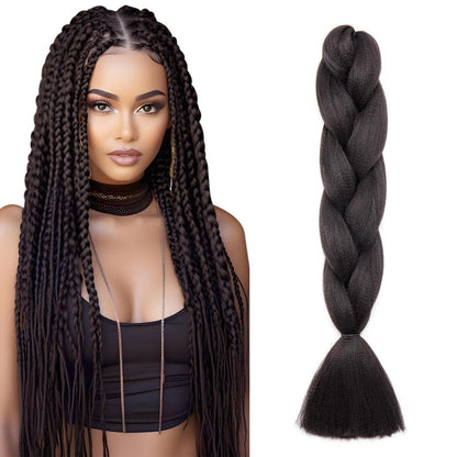 Ombre Flecht Haare 60cm - 2-4 Farben für Zöpfe & Box Braids