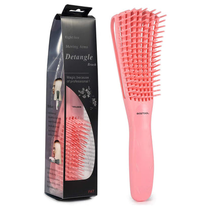 Lockenbürste für Naturhaar Afro Haare Entwirrbürste für Nass/Trocken