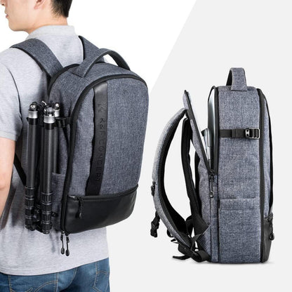 K&F Concept Kamerarucksack Spiegelreflex Fototasche für Canon Nikon Sony Olympus