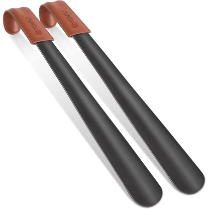 ZOMAKE Schuhlöffel Metall Lang 42cm Stabil Edelstahl Shoe