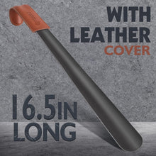 ZOMAKE Schuhlöffel Metall Lang 42cm Stabil Edelstahl Shoe