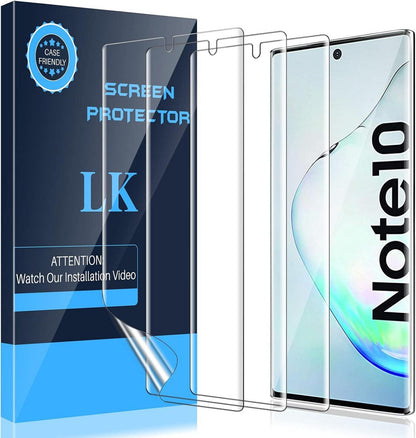 3er Set Displayschutzfolie Samsung Galaxy Note 10 TPU HD transparent