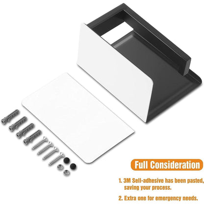 Toilettenpapierhalter ohne Bohren mit Ablage, Edelstahl