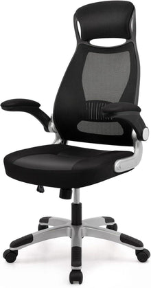 Ergonomischer Bürostuhl mit Lendenwirbelstütze und Kopfstütze