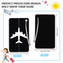 Kofferanhänger Aluminium Adressschild PVC Wasserdicht 6er