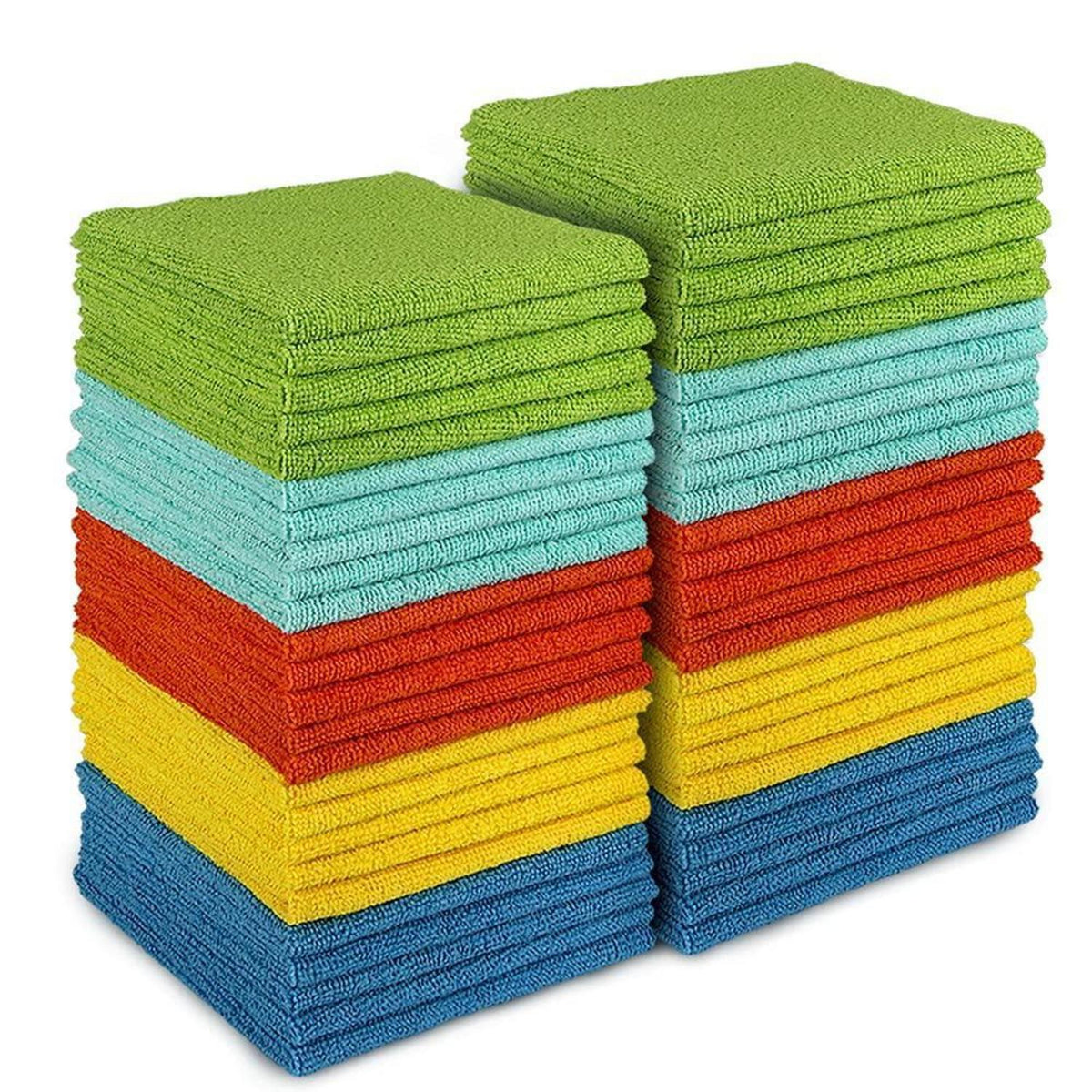 50 Mikrofaser Reinigungstücher 30x30cm – Vielseitige Putzlappen